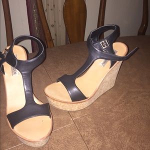 Steve Madden Cork Wedges